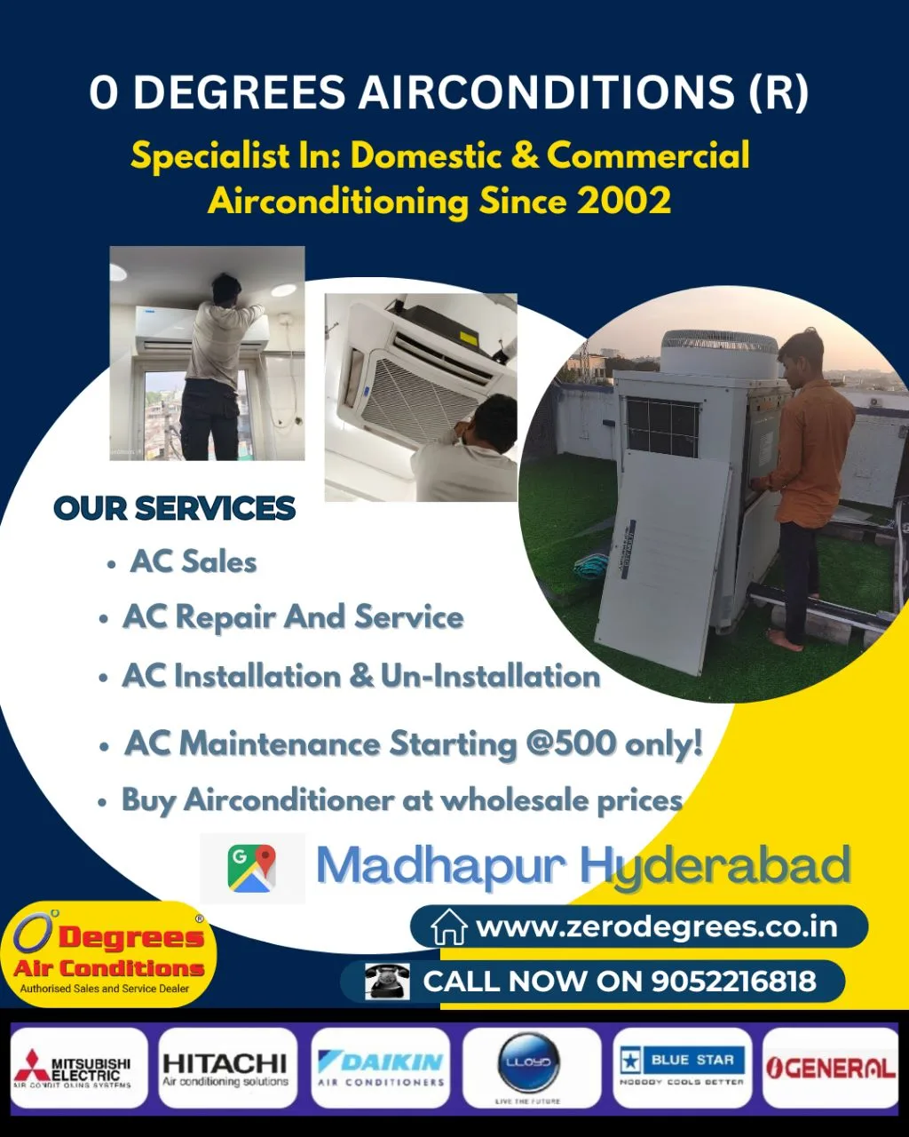 AC repair Guide, AC repair service in Madhapur, VRF unit error codes,